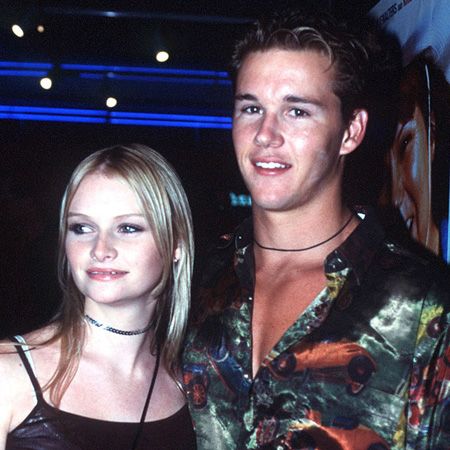 Awww, bless, back in 1999 with <em>Home And Away</em> co-star Bree Desborough who played Justine in the soap, the Aussie actor has questionable dress sense, but unquestionably cute looks