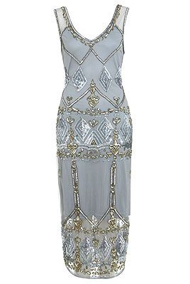 <p>A party date is the perfect excuse to go all out and the 20s trend is a great way to do it. A fitted Gatsby-inspired sheer and chiffon dress in muted tones with gold and silver beads aplenty is bound to catch his eye. Make sure you don't overdo it though and shun jewellery in favour of a bold, vampish lip.</p>
<p>Aztec beaded midi dress, £89, <a href="http://www.missselfridge.com/en/msuk/product/dress-shop-299048/view-all-299126/aztec-beaded-midi-dress-2088034?bi=1&ps=200" target="_blank">Miss Selfridge</a></p>