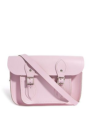 <p>Pink Cambridge Satchel, £73.50, exclusive to <a href="http://www.asos.com/Cambridge-Satchel-Company/Cambridge-Satchel-Company-Exclusive-To-ASOS-Baby-Pink-11-Satchel/Prod/pgeproduct.aspx?iid=2888587&SearchQuery=pink&Rf-700=1000&sh=0&pge=0&pgesize=204&sort=-1&clr=Babypink" target="_blank">ASOS</a></p>