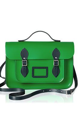 <p>Make your classmates, er, we mean colleagues green with envy with a preppy colour pop <a href="http://www.cosmopolitan.co.uk/fashion/shopping/designer-handbags-winter-trends-2013#fbIndex1" target="_blank">bag</a> to cart around all your essentials.</p>
<p>Green two-tone stachel, £135, <a href="https://www.cambridgesatchel.com/buy/the-designer/" target="_blank">CambridgeSatchel.com</a></p>
<p><a href="http://www.cosmopolitan.co.uk/fashion/shopping/designer-handbags-winter-trends-2013#fbIndex1" target="_blank">TOTALLY WOW WINTER HANDBAGS</a></p>
<p><a href="http://www.cosmopolitan.co.uk/fashion/shopping/new-in-store-27-august#fbIndex1" target="_blank">SHOP THIS WEEK'S BEST NEW BUYS</a></p>
<p><a href="http://www.cosmopolitan.co.uk/fashion/news/" target="_blank">SEE THE LATEST FASHION NEWS</a></p>