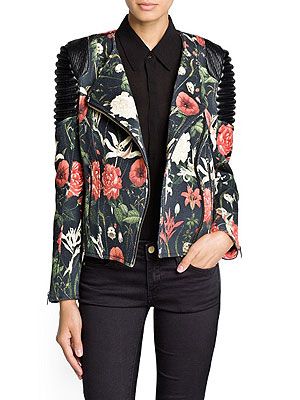 <p>This cotton printed biker jacket works the 'pretty tough' 90s grunge trend a treat.</p>
<p>Floral biker jacket, £99, <a href="http://shop.mango.com/GB/p0/mango/new/quilted-panel-floral-biker-jacket/?id=11085607_02&n=1&s=nuevo&ie=0&m=&ts=1378139223611" target="_blank">Mango.com</a></p>