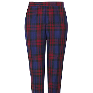 <p>Now these are what I call trophy trousers! In the must-have print for winter 2013 - tartan - these checked beauts will bring your look bang up to date (and are ideal for sitting Frow).</p>
<p>Tailored tartan trousers, £50, <a href="http://www.topshop.com/en/tsuk/product/clothing-427/trousers-447/modern-tailoring-redblue-check-suit-trouser-2245629?bi=1&ps=20" target="_blank">topshop.com</a></p>
