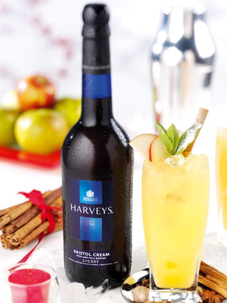 Shun the stigma attached to sherry – it's not just for your granny. It's also a fab fruity way to add some retro chic to your drink, yes really! Harveys Sherry has concocted a cocktail for Christmas – the Frosted Apple and Ginger. Fill a glass with ice, pour 50ml Harveys Bristol Cream and 50ml of pressed apple juice and top up with ginger ale.  It's spicy, sweet and surprisingly tasty.