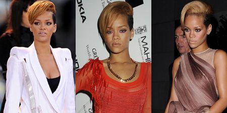 The stunning singer has shunned the gorgeous girlie look in favour of fierce, rock star chic. She's brave and beautiful enough to pull off unique looks, and with the release of her latest album R Rated, Rihanna is a fashion victor and never a victim. Click through as we chart her current enviable and edgy style  <br />