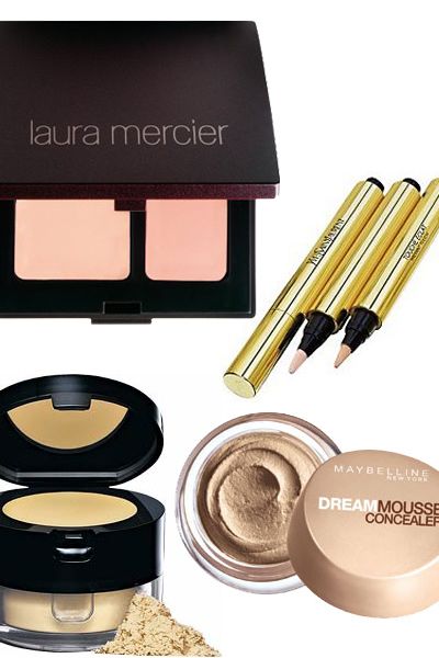 <p><strong>Inge: </strong>"Laura Mercier Secret Camouflage for spots and YSL Touche Eclat are the most natural and have the best textures."</p>

<p><strong>Kate:</strong> "I swear by Bobbi Brown Concealer Kit - it's the perfect consistency and covers really well. For under eyes, Bobbi's Tinted Eye Brightener."</p>

<p><strong>Philippa:</strong> "Paul and Joe is lovely and smooth and also Maybelline NY Dream Mousse Concealer covers spots really well. Works as a great eye shadow primer too!"</p>