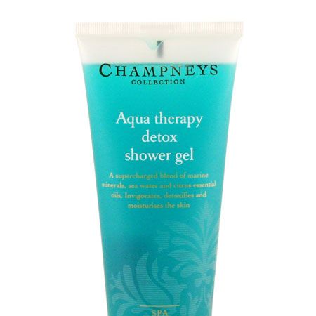 <p>Start the day as you mean to go on with an invigorating shower gel. This one from Champneys is supercharged with a blend of marine minerals, sea water and essential oils which stimulate skin, detoxifying in its wake</p>

<p>Champneys Aqua Therapy Detox Shower Gel, now £3 at <a target="_blank" href="http://www.champneys.com/Collection/Bath_and_Body/Aqua_Therapy/Aqua_Therapy_Detox_Shower_Gel">www.champneys.com</a></p>