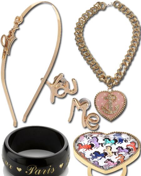 Love is in the air, wrapped around your wrist, adorning your neck and ears... Yep, who needs a man when you have jewellery this loveable?<br /><br />