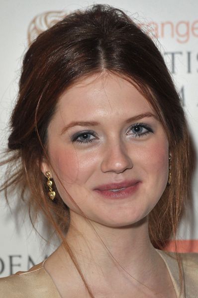 <p>Ginny Weasley from the Harry Potter films never looked so hot. Her soft hair and makeup complements her pale dress. A simple touch of silver on the inner eyes gives her a touch of BAFTA magic.</p>

<p>Verdict: Hit <br /></p>