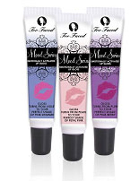 <p>Using Heat Responsive Technology (ooh err!), these clever glosses react to your body temperature to give you your perfect shade. Chose from the pink, berry or shimmer spectrum and prepare to heat up your pout!</p>

<p>Too Faced Mood Swing Lip Gloss, £12, <a target="_blank" href="http://www.asos.com/Too-Faced-Cosmetics/Too-Faced-New-Mood-Swing-Emotionally-Activated-Lip-Gloss/Prod/pgeproduct.aspx?iid=284867&SearchQuery=faced&Rf-400=740&sh=0&pge=0&pgesize=20&sort=-1&clr=MoodSwing ">www.asos.com</a></p>