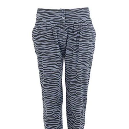 Make a statement in these zebra harem pants.. go on- be brave!! <br /><br />£19.99, <a target="_blank" href="http://xml.riverisland.com/flash/content.php">www.riverisland.com</a><br />