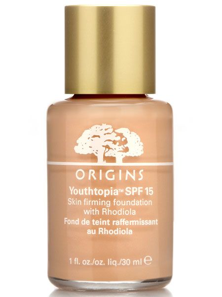<p>With its natural selection of wonder ingredients this liquid foundation plumps, lifts and firms your skin every time you wear it as well as making it appear younger over time. Proof you can halt nature naturally!</p>

<p>Origins Youthtopia Skin Firming Foundation, £24, <a target="_blank" href="http://www.origins.co.uk/templates/products/sp_shaded.tmpl?CATEGORY_ID=CAT3621&PRODUCT_ID=PROD98493">www.origins.co.uk</a></p>