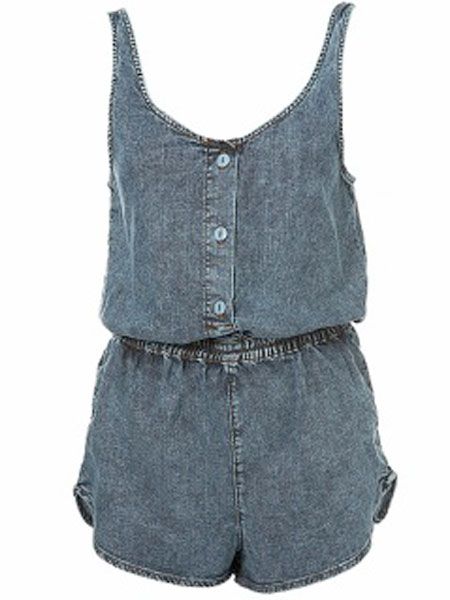 Things don't get much cuter than this denim playsuit! Wear it now with a tee underneath and tights, or be spring ready with sandals!<br /><br />£35, <a target="_blank" href="http://www.topshop.com/webapp/wcs/stores/servlet/ProductDisplay?beginIndex=0&viewAllFlag=&catalogId=19551&storeId=12556&categoryId=59925&parent_category_rn=42317&productId=1645524&langId=-1">www.topshop.com</a><br />