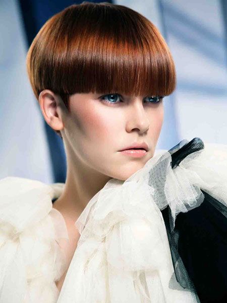 <p>Simplicity can be stunning. A full fringe brings femininity to a short boyish crop and the glossy copper shade completes the picture.</p>

<p>Flatters face shapes: Oval, long, heart.</p>

<p>Davies & Greenwood, Leicester. <a target="_blank" href="http://www.daviesandgreenwood.com">www.daviesandgreenwood.com</a></p>

<p>Tel: 0116 2680518</p> 