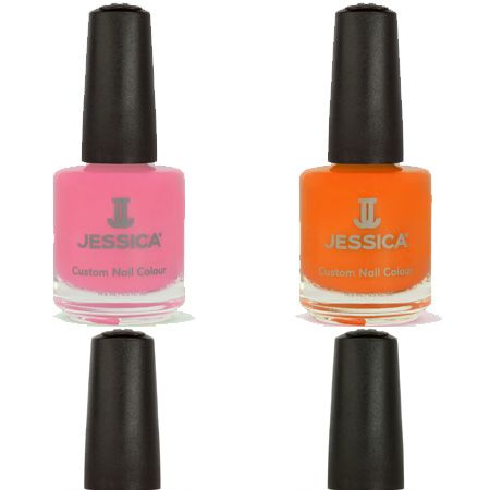 <p>You can't beat Jessica for a scorching summer collection but this year the nail brand's surpassed itself! The candy pink, vibrant raspberry and shocking red are all head turners but the zingy orange shade '3D Tangerine' is our hot ticket </p>

<p>Jessica 'The Electric Collection', £8.95 each, available at Jessica salons nationwide </p>