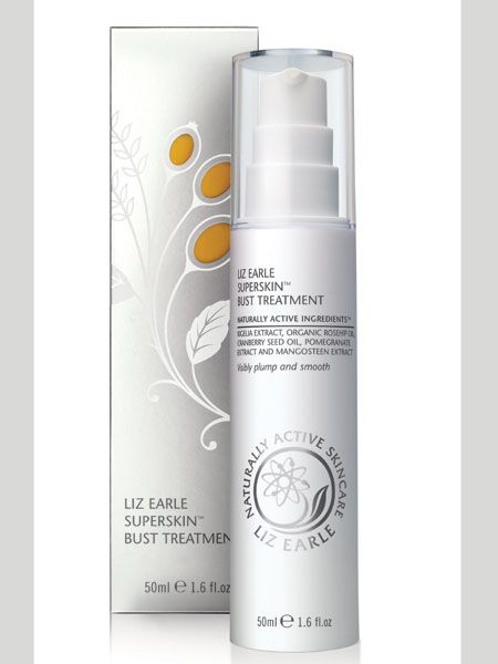 <p>This breast serum works to plump and smooth the décolletage, returning firmness and granting a lifted effect. Who needs the knife?</p>

<p>Liz Earle Superskin Bust Treatment, £26, <a target="_blank" href="http://uk.lizearle.com/products_details.php?range=4&groupid=595&mnuid">www.lizearle.co.uk</a></p>