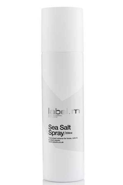 <p>A mattifying salt spray will give your hair that tousled touch-me texture. Spritz this all over your hair when it's damp and leave to dry naturally. It's the easiest way to make waves</p>

<p>Label M Sea Salt Spray, £11.50, available from TONI&GUY and essensuals salons nationwide (0870 770 8080)</p>