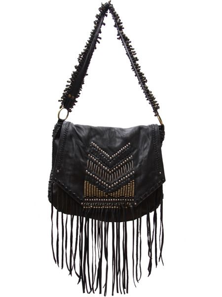<p>The latest beauty on Kate Hudson's arm comes in the form of this bag - from asos! Get it before it's gone</p>

<p>£150, <a target="_blank" href="http://www.asos.com/Asos/Asos-Premium-Leather-Fringed-Mixed-Studded-Bag/Prod/pgeproduct.aspx?iid=1024880">www.asos.com</a></p>