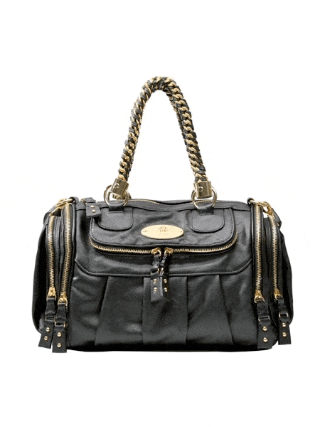 <p>Designer looking bags at affordable prices, sure to get you some serious bag admirers  </p>

<p>£85, <a target="_blank" href="http://mischabartonhandbags.com/ProductDetails.aspx?productID=224 ">http://mischabartonhandbags.com</a></p>