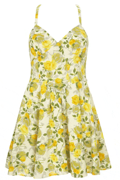 <p>Whether you're out for tea, or coffee, or even cocktails, this dress is the one to be seen in! With a sunshine-friendly yellow and white floral pattern, it's bound to brighten up any day  </p>

<p>Was £45, now £35 <a target="_blank" href="http://www.warehouse.co.uk/rose-bud-dress/Dresses/warehouse/fcp-product/299791">www.warehouse.co.uk</a></p>