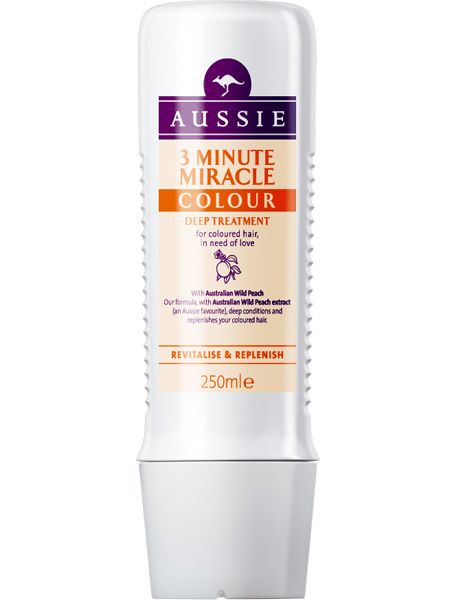 <p>When your hair's as frazzled as you are treat it to some deep conditioning. 3 Minute Miracle from Aussie is one of the quickest and best and now there's a version specifically for coloured hair so your hue won't fade in the sun</p>

<p>Aussie Colour Mate 3 Minute Miracle, £4.49</p>