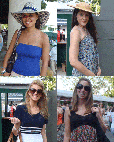 <h3>We headed to Wimbledon to see who was serving up some fab summer looks. If you've scored courtside tickets and are still wondering what to wear, take inspiration from some of these tennis trendsetters</h3>