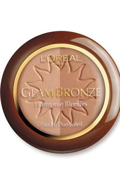<p> The L'Oreal Glam Bronze Duo Sun Powder Set has been designed specifically for sophisticated colour layering, which means that you can achieve your desired shade without straying too far from your natural tone. Brilliant!</p>

<p>£9.99, <a target="_blank" href="http://www.superdrug.com/Bronzer/LOreal-Real-Glam-Bronze-Powder-Due-Brune-102/invt/385883">www.superdrug.com</a></p>