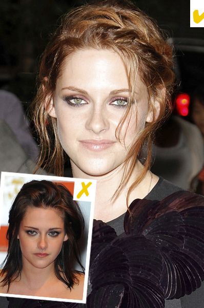 For too long we'd scream 'get your hair done!' at pictures of K-Stew and <em>finally</em> she's sorted her style with a hot new hue. Heck she's even experimenting with sexy up 'dos! We're a big fan of 'au naturel', but not of 'I can't be bothered' but now she's made an effort it's paid off. We bet Robert Pattinson appreciates it too! Try out a cool up do like hers at Headmasters' Blow Dry Bar, <a href="http://www.hmhair.co.uk/collections/collection_blowdry_2010.aspx" target="_blank">www.hmhair.co.uk</a>