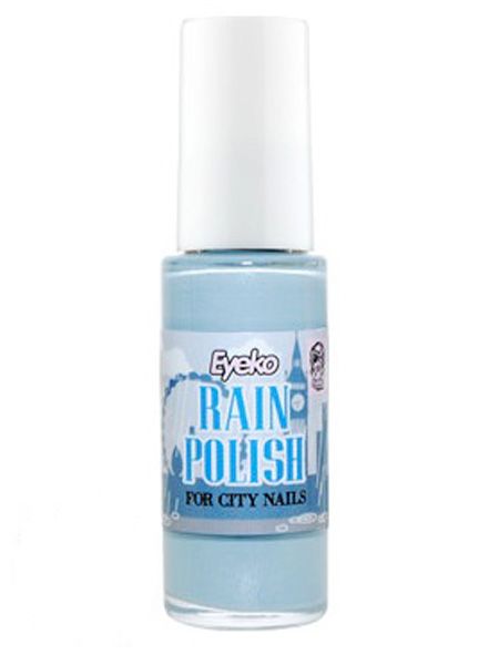 <p>The new way to wear blue. A dirtied-down version of the pastel nail trend from the spring, Eyeko's rain polish is young yet sophisticated.</p>

<p>£3.50 <a target="_blank" href="http://www.eyeko.com/eyeko-rain-polish-p-97.html">www.eyeko.com</a></p>