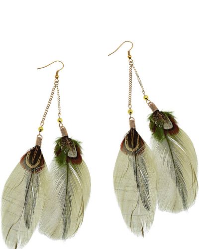 <p>Feathers are still the trimming du jour. These are perfect for festivals and summer shindigs</p>

<p>£8, <a target="_blank" href="http://www.dorothyperkins.com/webapp/wcs/stores/servlet/ProductDisplay?beginIndex=0&viewAllFlag=true&catalogId=33053&storeId=12552&categoryId=212425&parent_category_rn=208724&productId=1847788&langId=-1">dorothyperkins.com</a> </p>