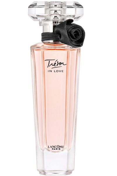 <p>Lancôme has reinterpreted its most famous fragrance, Trésor, a unique scent that took the beauty world by storm twenty years ago. The new juice is still rose based but it's a much fruitier - and flirtier - version. Trés sexy! </p>

<p>Lancôme Trésor In Love, £42, <a target="_blank" href="http://www.lancome.com.sg/_en/_sg/catalog/productfragrance.aspx?prdcode=072135&CategoryCode=AXEFragrance^F1_TresorInLove^F2_Tresorinlove_fragrance&vname=nam">                lancome.com   </a></p>