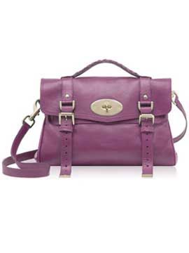 <p>The Mulberry Alexa bag in plum.  One word: Perfection.</p>

<p>Bag, £695, <a target="_blank" href="http://www.mulberry.com/#/storefront/c5698/4858/category/">www.mulberry.com</a></p>