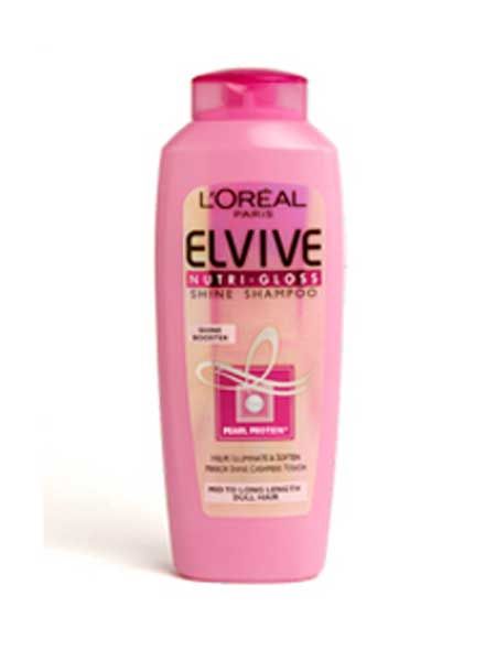 The key to any good style is preparation! Get your hair ready for some serious style with an illuminating shampoo and conditioner, like L'Oréal Paris Elvive Nutri-Gloss Shampoo and Conditioner, £2.39 each.
