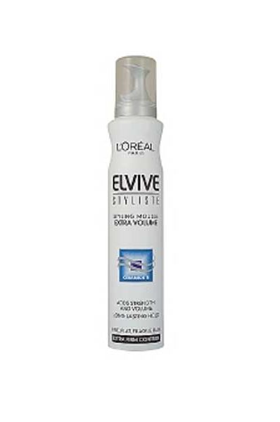 For a real boost, use L'Oréal Paris Elvive Styliste Extra Volume Mousse, £3.49. Then it's time to style your hair with a pair of large round-barrelled tongs to get that full, bouncy look you've been craving!