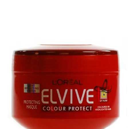 Hair feeling frazzled? Next up, use L'Oréal Paris Elvive Colour Protect Masque, £4.99, for intensely nourished locks, and to give hair a real conditioning boost