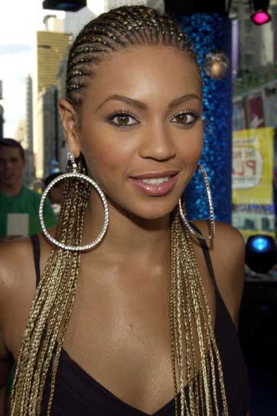 Papped in 2001, Beyonce looks utterly fab with a head full of braids... prepared to make any hairstyle her own, it seems Miss Knowles had already predicted her superstar destiny