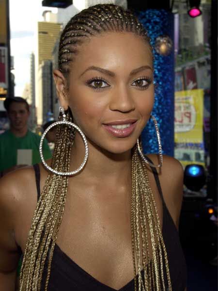 Papped in 2001, Beyonce looks utterly fab with a head full of braids... prepared to make any hairstyle her own, it seems Miss Knowles had already predicted her superstar destiny