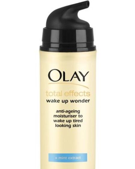 <p>All these festivals and summer soirees have left us looking tres tired so we're faking eight hours sleep with the new Olay total effects Wake up Wonder moisturiser. It has the renowned 7-in-1 anti-ageing formula plus added mint extract to hydrate, awaken and energise your skin. Hurrah!</p>

<p>£7.99, <a target="_blank" href="http://www.boots.com/en/Olay-Total-Effects-Wake-Up-Wonder-30ml_1102618/">boots.com</a></p>