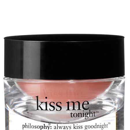 <p>We've just locked lips with Philosophy's new Kiss Me Tonight intense lip therapy and can't put it down. It's the ultimate luxe balm, ridding roughness and fixing fine lines. Pucker up girls!</p>

<p>£16.50, John Lewis and Selfridges</p>