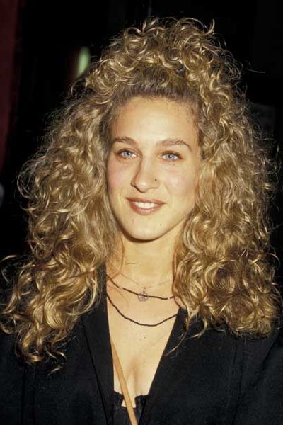SJP had all the attributes of any budding star; a fresh face, a dazzling smile and wild, uncontrollable hair! Those curls seem to have a life of their own...