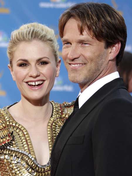 <p>Off screen the newlyweds look as happy together as they are on screen. We reckon it's true love for the <em>True Blood</em> stars</p>