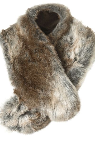 <p>Faux fur is the material du jour. This cool stole will warm up your look no end</p>

<p>£25, <a href="http://www.topshop.com/webapp/wcs/stores/servlet/ProductDisplay?beginIndex=0&viewAllFlag=&">topshop.com</a> </p>

