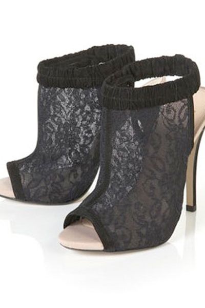 <p>If there was ever a statement shoe with Cosmo's name on it it's these babies from Topshop. These lacy peep-toe numbers are just begging to hit the town with us next weekend</p>

<p>Renee lace mesh peep toe heels, £68, <a target="_blank" href="http://www.topshop.com/webapp/wcs/stores/servlet/ProductDisplay?beginIndex=60&viewAllFlag=false&catalogId=33057&storeId=12556&categoryId=216497&parent_category_rn=208491&productId=1995472&langId=-1">Topshop.com  </a></p>