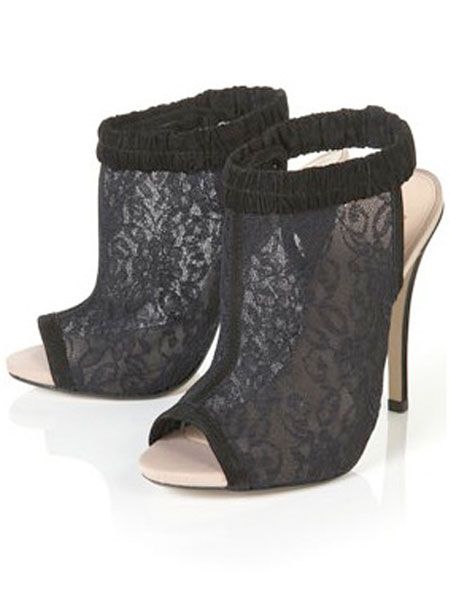 <p>If there was ever a statement shoe with Cosmo's name on it it's these babies from Topshop. These lacy peep-toe numbers are just begging to hit the town with us next weekend</p>

<p>Renee lace mesh peep toe heels, £68, <a target="_blank" href="http://www.topshop.com/webapp/wcs/stores/servlet/ProductDisplay?beginIndex=60&viewAllFlag=false&catalogId=33057&storeId=12556&categoryId=216497&parent_category_rn=208491&productId=1995472&langId=-1">Topshop.com  </a></p>