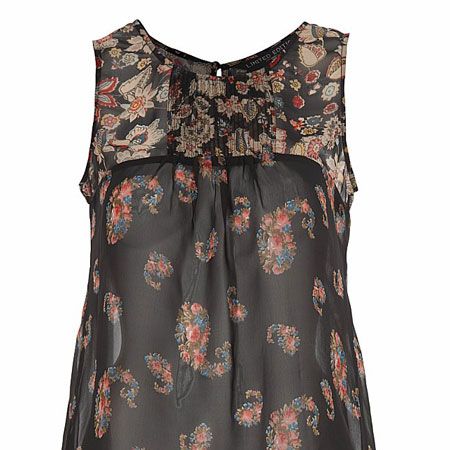 <p>This gypsy print top is boho chic as well as ticking the on-trend 70's box. Perfect for the seminar to student union transition.</p>

<p>£25<a target="_blank" href="http://www.newlook.com/shop/womens/tops/gypsy-print-cami_198901809?icSort=+sortDisplayPrice&extcam=AFF_AFW_ShopStyle+UK">, newlook.com</a></p>