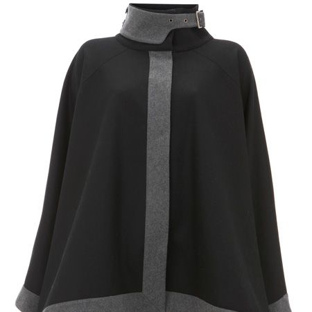 <p>Cape is the shape this season! We love this chic charcoal offering new in at Warehouse</p>

<p>£90, <a target="_blank" href="http://www.warehouse.co.uk/warehouse/fcp-product/302687#GBP">warehouse.co.uk</a> </p>