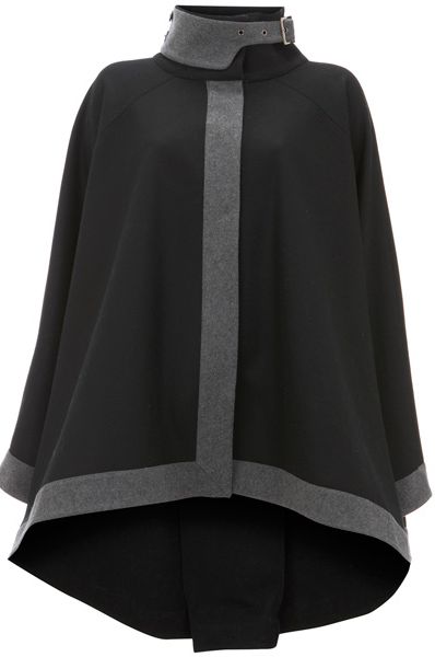 <p>Cape is the shape this season! We love this chic charcoal offering new in at Warehouse</p>

<p>£90, <a target="_blank" href="http://www.warehouse.co.uk/warehouse/fcp-product/302687#GBP">warehouse.co.uk</a> </p>