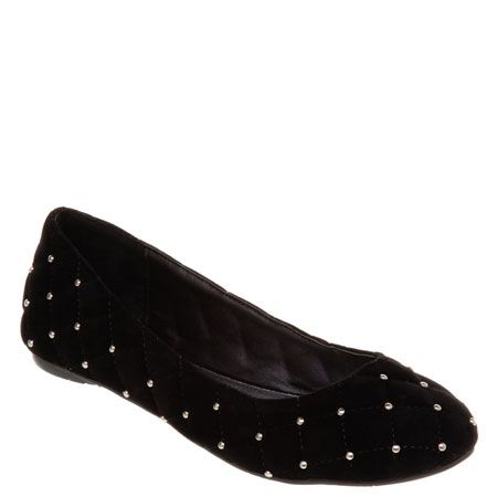 The ultimate in cosy flats with an added extra on-trend studded detail<br /><br />£22, <a target="_blank" href="http://www.office.co.uk/womens/office/  amber_quilted_ballerina/30/8974/23502/  1?fs=8974">office.co.uk</a>