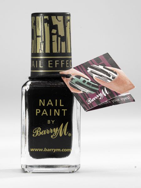 <p>Those clever beauty boffs at Barry M have created a one-of-a-kind nail paint which gives you a nail art effect with one coat of polish. All you do is paint your nails with your fave colour then apply a layer of the Instant Nail Effects on top which crackles as it dries to create a super-cool pattern. It's magic! </p>

<p>£3.95, watch a tutorial and buy at <a target="_blank" href="http://www.barrym.com/products/product.asp?id=155 ">barrym.com</a></p>