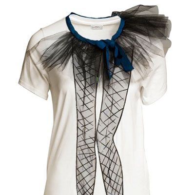 <p>J'adore this signature white tee with a Lanvin twist, it's sure to get you noticed!  </p><p> </p><p>Picked by Clare Smith, Fashion Assistant <br /></p>