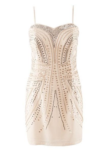 <p>This bobby dazzler of a dress ticks all the boxes and you will feel like a million dollars. It's sexy, sparkly and such a bargain that you can't go wrong. Plus you can take off the straps and wear again in the new year</p><p> </p><p>£29.99 <a target="_blank" href="http://shop.hm.com/gb/shoppingwindow?dept=DAM_KLAKJ_KLA&shoptype=S&ct=1292521206598">hm.com </a><br /></p>